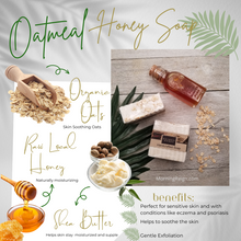 Load image into Gallery viewer, Oatmeal Honey soap