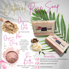 Load image into Gallery viewer, Oatmeal Rose soap