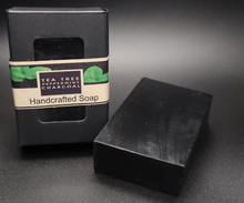 Load image into Gallery viewer, Tea Tree Peppermint Activated Charcoal Soap