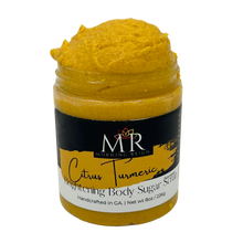 Load image into Gallery viewer, Honey Citrus Turmeric Brightening Sugar Scrub