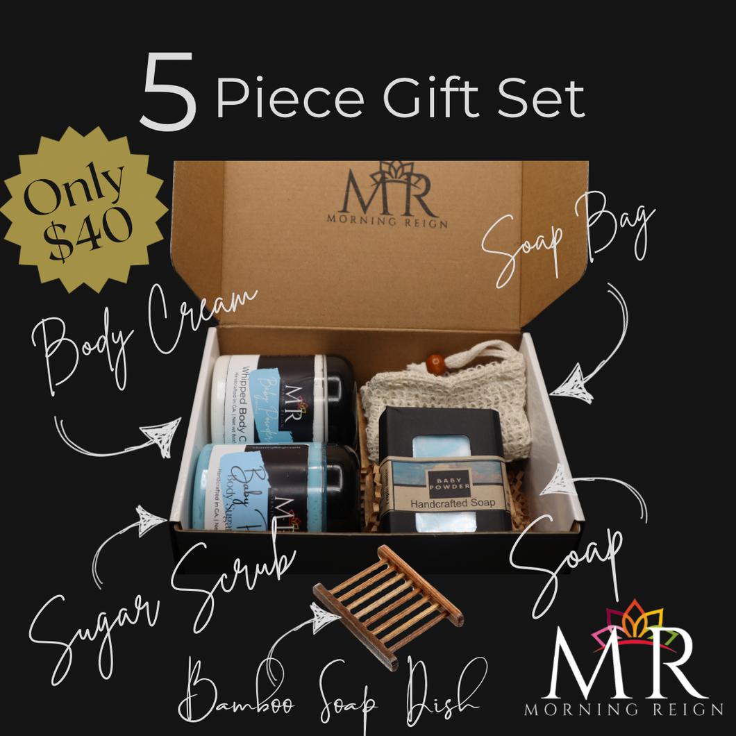 5pc Bath Box Gift Set