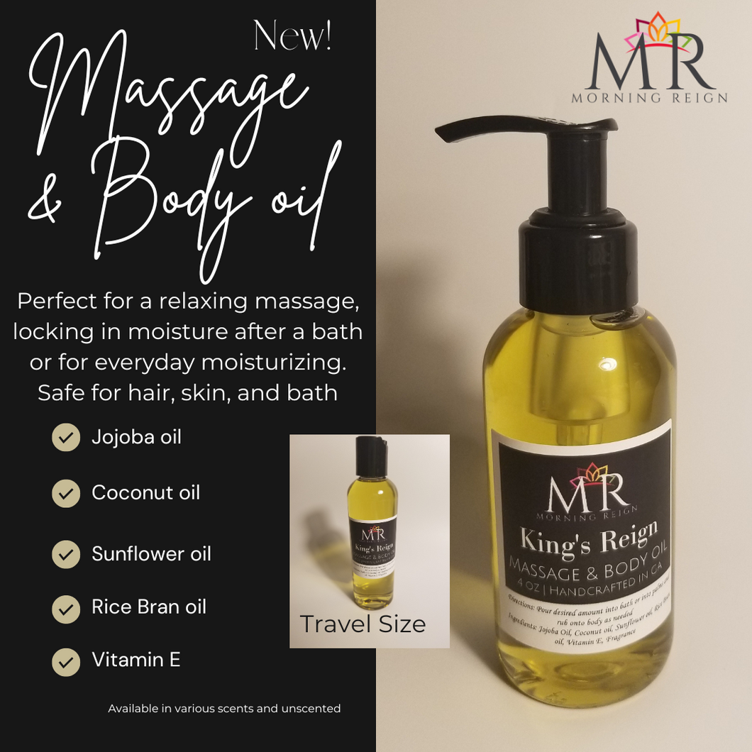 Body and Massage Oil 1oz Sample Size