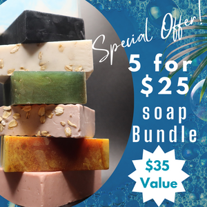 5 for $25 soap bundle