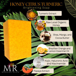 Honey Citrus Turmeric Brightening Soap