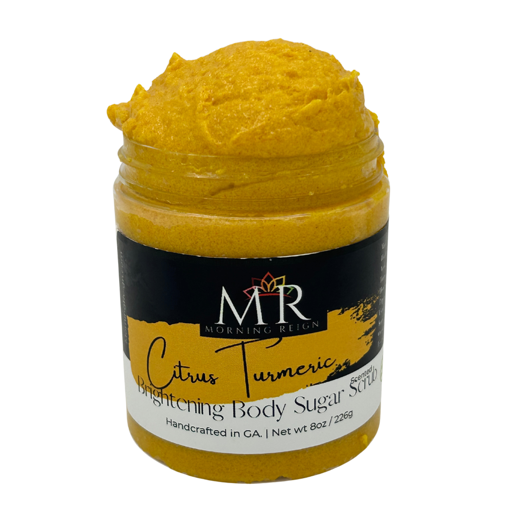 Honey Citrus Turmeric Brightening Sugar Scrub