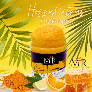 Honey Citrus Turmeric Brightening Sugar Scrub