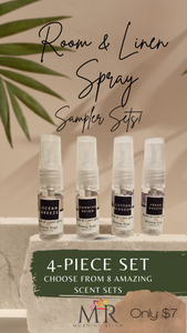 4-piece mini Room & Linen Spray Set